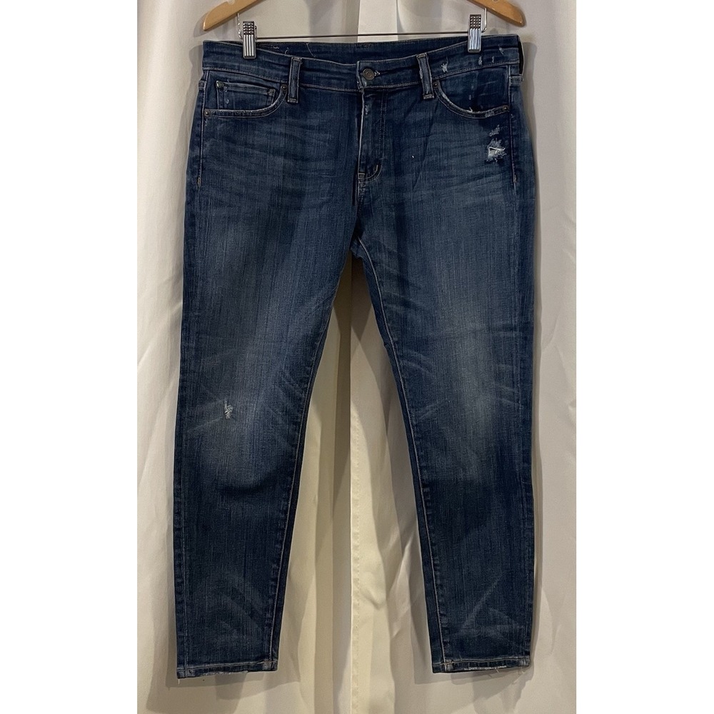 POLO RALPH LAUREN WOMEN'S SKINNY Crop‎  JEANS Size 31 BLUE